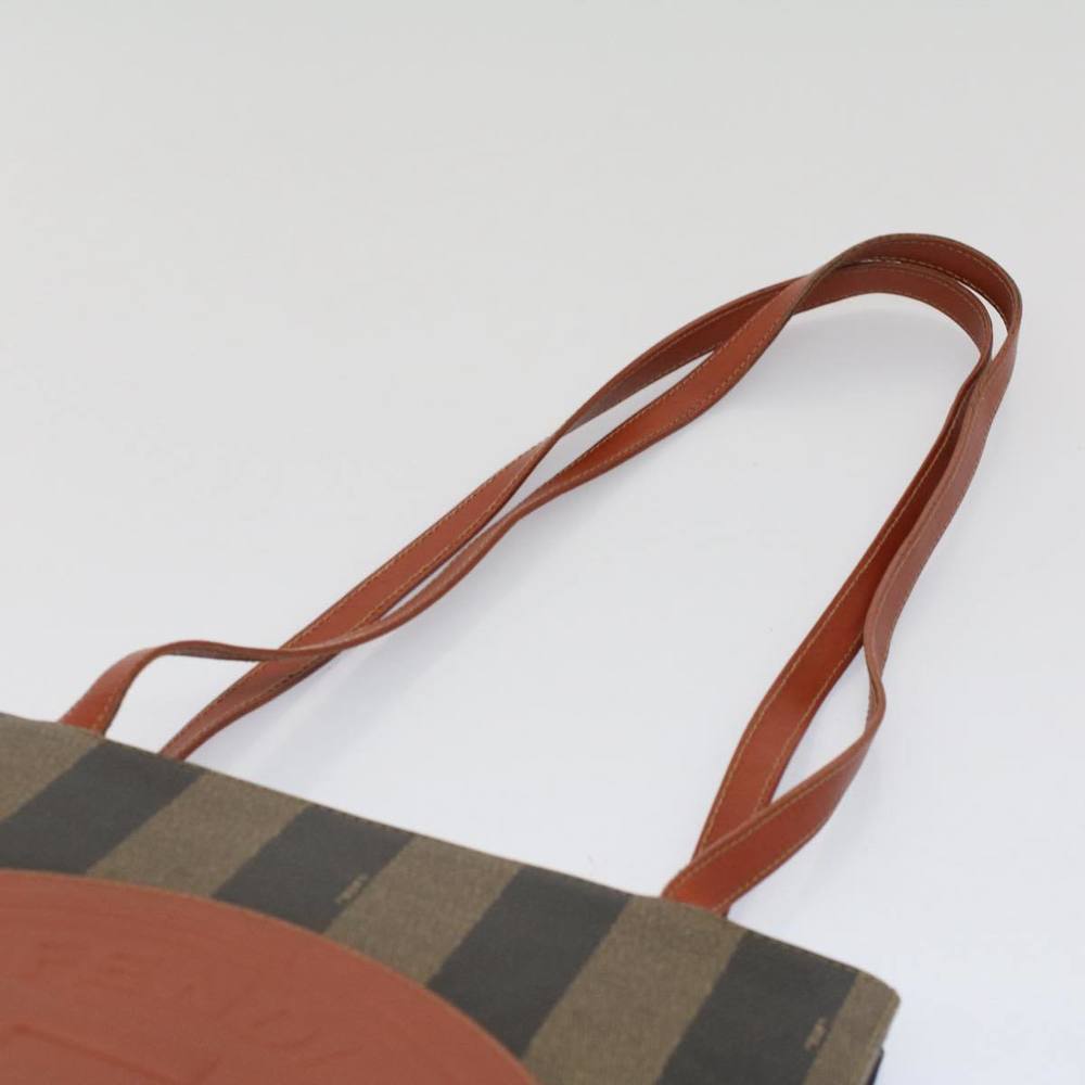 FENDI Pecan Canvas Shoulder Bag Brown Auth ep1432 - Picture 8 of 16
